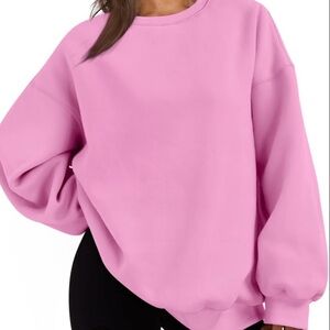 Women's Pink Crew Neck Sweater